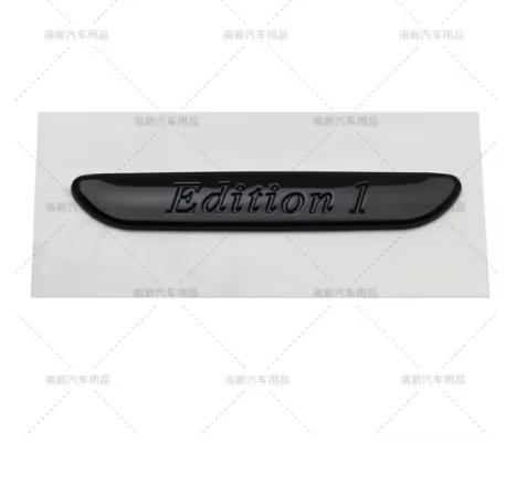 For 1X EDITION 1 Night Edition for C300 C200L GLA CLA Chrome Silver Badge Car Styling stickers Emblem for Mercedes Benz AMG