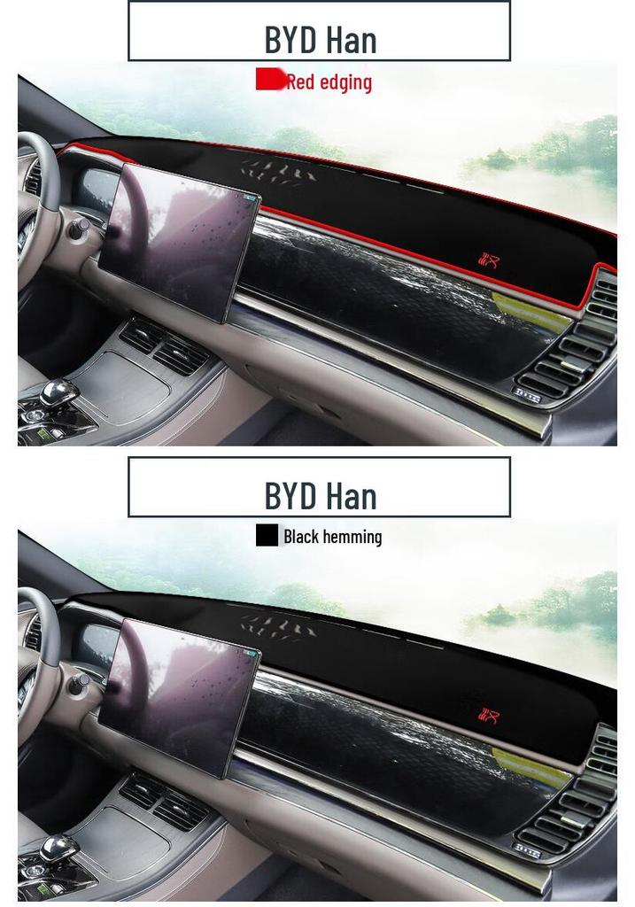 BYD Han EV Dashboard Sunshade Mat - Heat Insulation, Sun Protection, Interior Modification