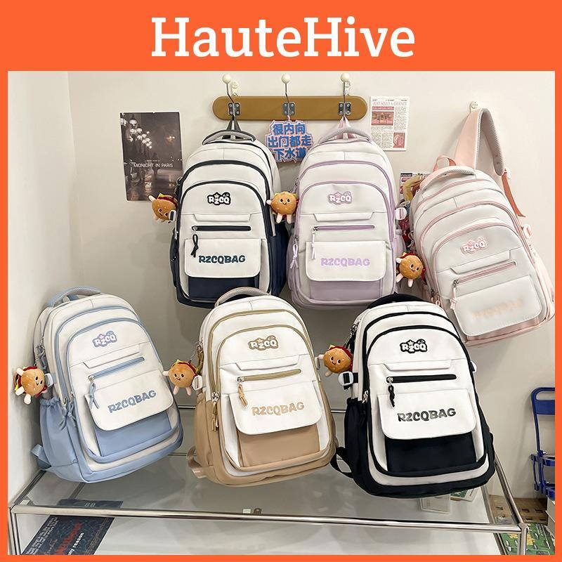 Style Student Minimalist Schoolbag Large Capacity Backpack Outdoor Bag Travel