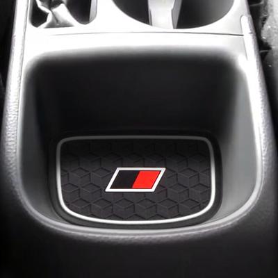 Pro Toyota Yaris 2020 2024 Protiskluzová podložka do přihrádky ve dveřích a držáku nápojů, úprava pro styl Hybrid GR Sport, příslušenství, protiskluzová podložka