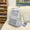 Schoolbag Schoolbag Junior High School Girls High Value Niche Two-dimensional Transparent Pain Bag Backpack Japanese Primary School Students Cartoon 