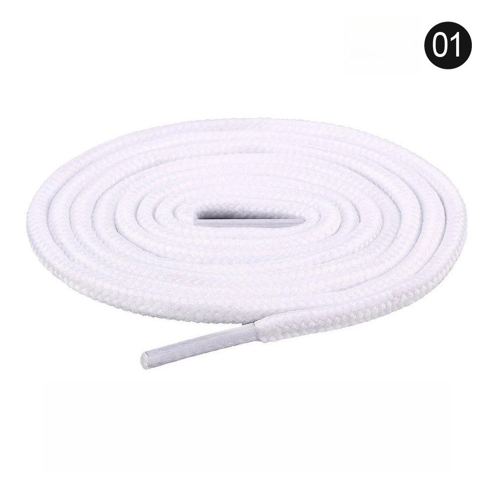 Half Round 4mm Solid Color Shoelaces Classic Sneaker Replacement Shoe Strings 120cm 1Pair High Quality