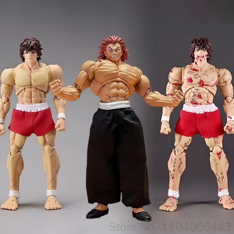 Storm Toys Actionfigur 1/12 St Serie Yujiro Hanma Baki Vollständig Gelenkig Sammlerfigur Für Erwachsene Sammlung Display