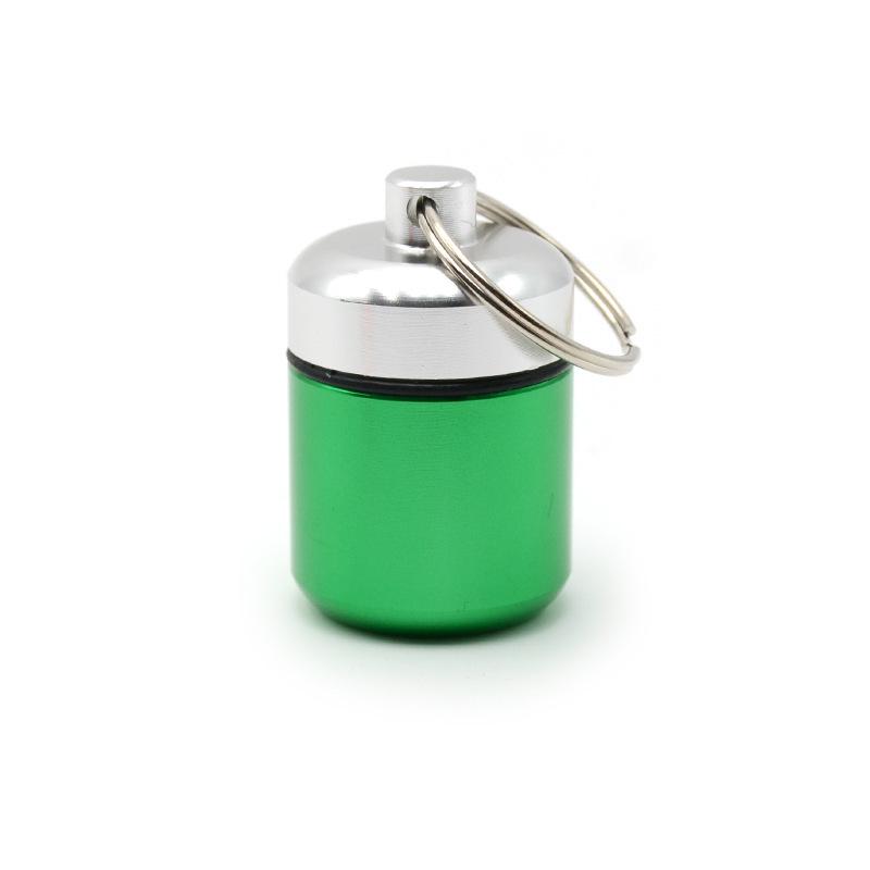 Aluminum Alloy Earplug Storage Box with Keychain