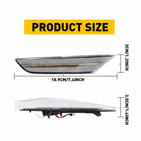 For Nissan 2001-2006 Skyline V35 Sedan LED Marker Side Car Light Lamp 2pcs/Set V