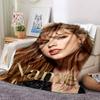 Custom Name Taylor Theme Printed Blanket Perfect For Couch Bed Travel Outdoor Use Machine Washable Cozy Durable