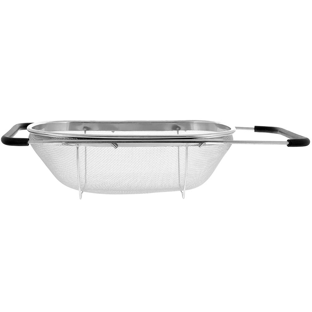

Over The Sink Stainless Steel Colander With Fine Mesh Strainer Basket Expandable Drain Kitchen China Mainland