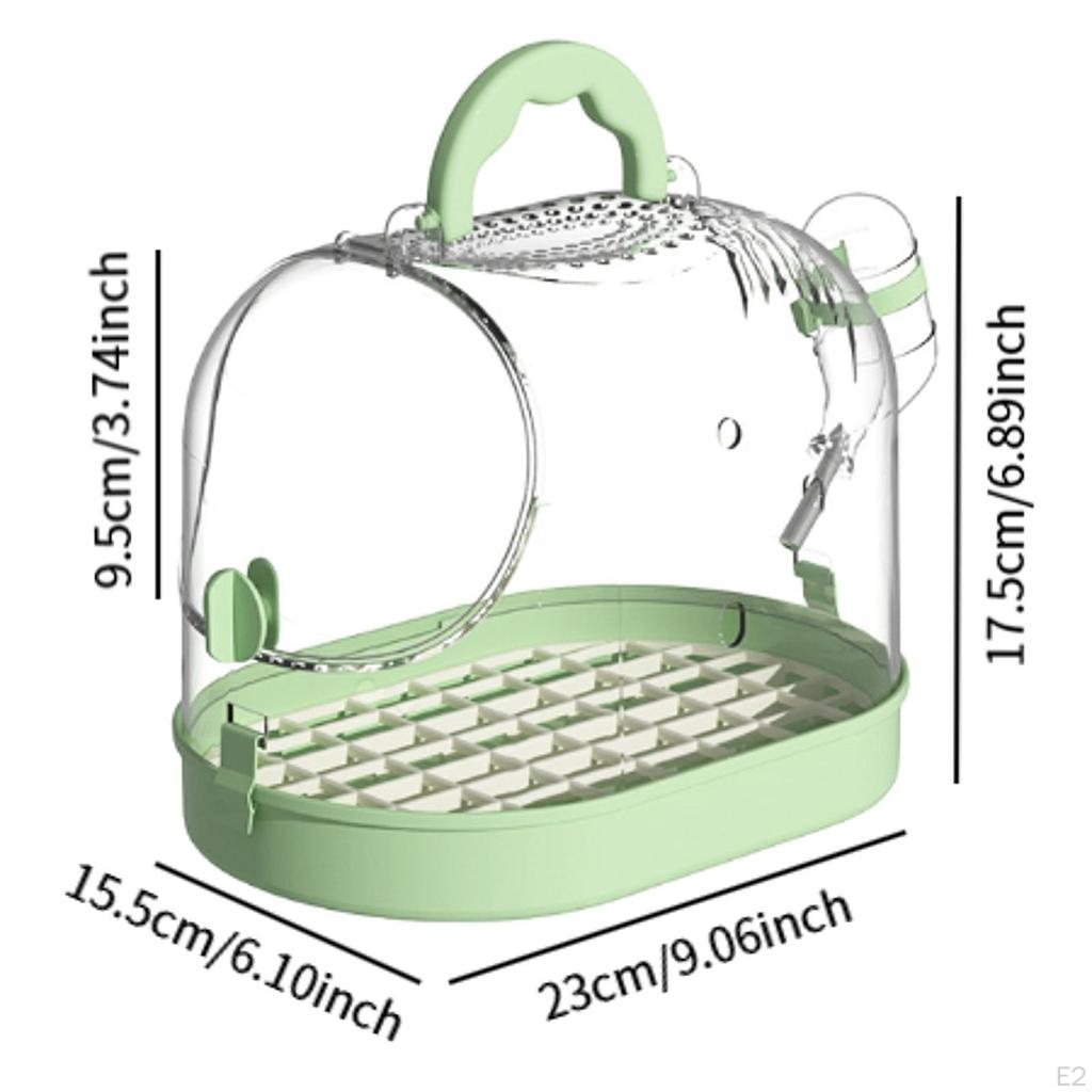 Bird Cage Carrier Easy Carrying Sturdy Parrot Take Out Multiuse for Parrots