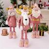 Verstellbare Größe Weihnachten-Thema Figur Ausziehbare Stehende Figur Puppe Display Dekoration für Fenster oder Tisch