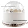 LED Crystal Magic Ball Light: 2-in-1 RGB Seven-Color Rotating Laser Stage Light