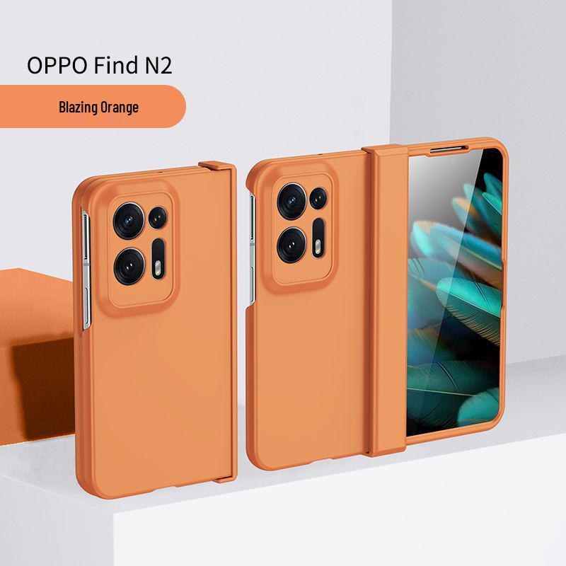 OPPO Find N2 Flip Protective Case: Ultra-Thin, Foldable, Anti-Drop, Cross Pattern Cover for Men & Women