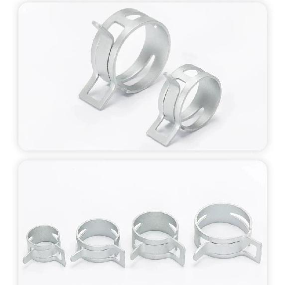 2pcs-10pcs M6/7/8/9/10-36Mm Spring Hose Clamps Fuel Hose Line Water Pipe Clamp Band Type Clamps Vacuum Fuel Hoses Line Pipe