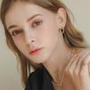 J.Lauren Silver Hexagon Silver Hoop Earrings M03628
