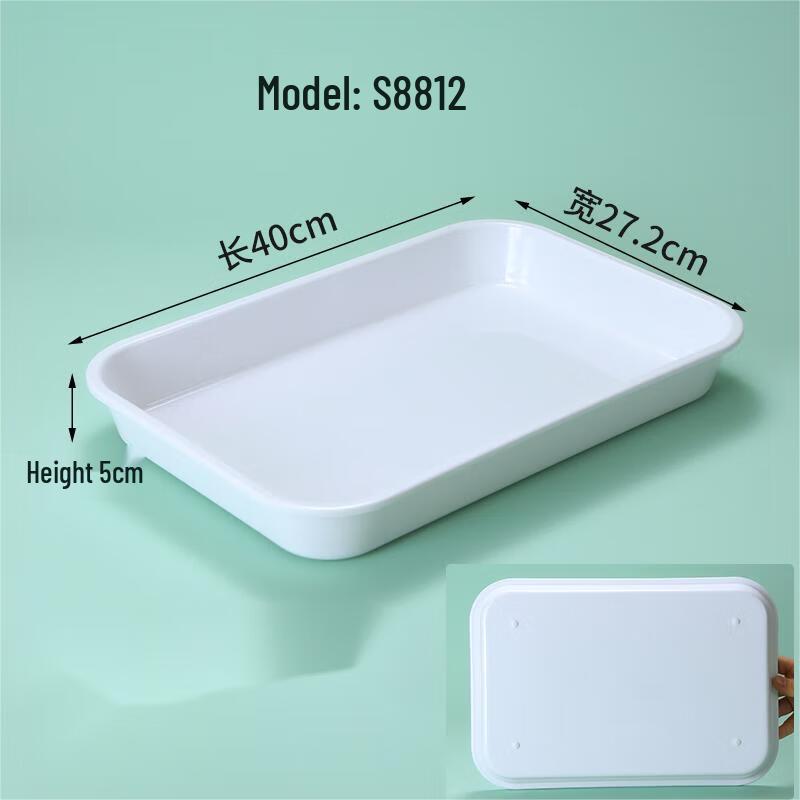 Qianxing White Melamine Food Display Tray