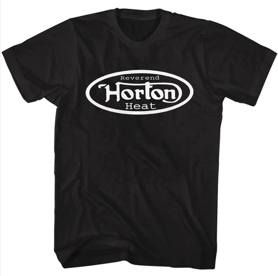 Reverend Horton Heat Band Basic Text Logo cotton T Shirt Full Size S-5XL Unisex T-Shirt S