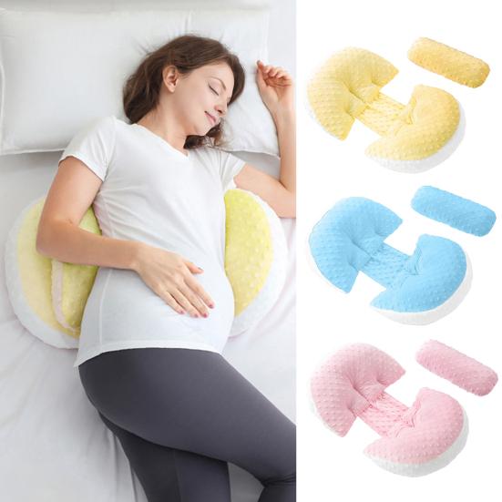 Pregnancy Pillow for Side Sleepers Adjustable Waist Wedge Pillow Portable Back