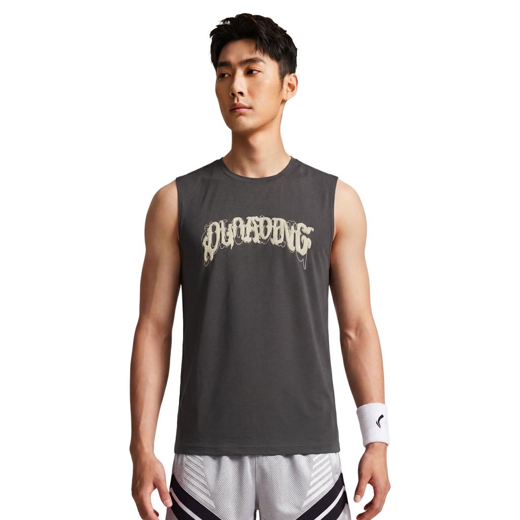 Li-Ning Wade Series Letter Comfortable Loose Tank Top Men Tops AVSW031-3