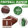 100 Premium American Football Themed Napkins For Sports Activities Team Gatherings And Outdoor Meals