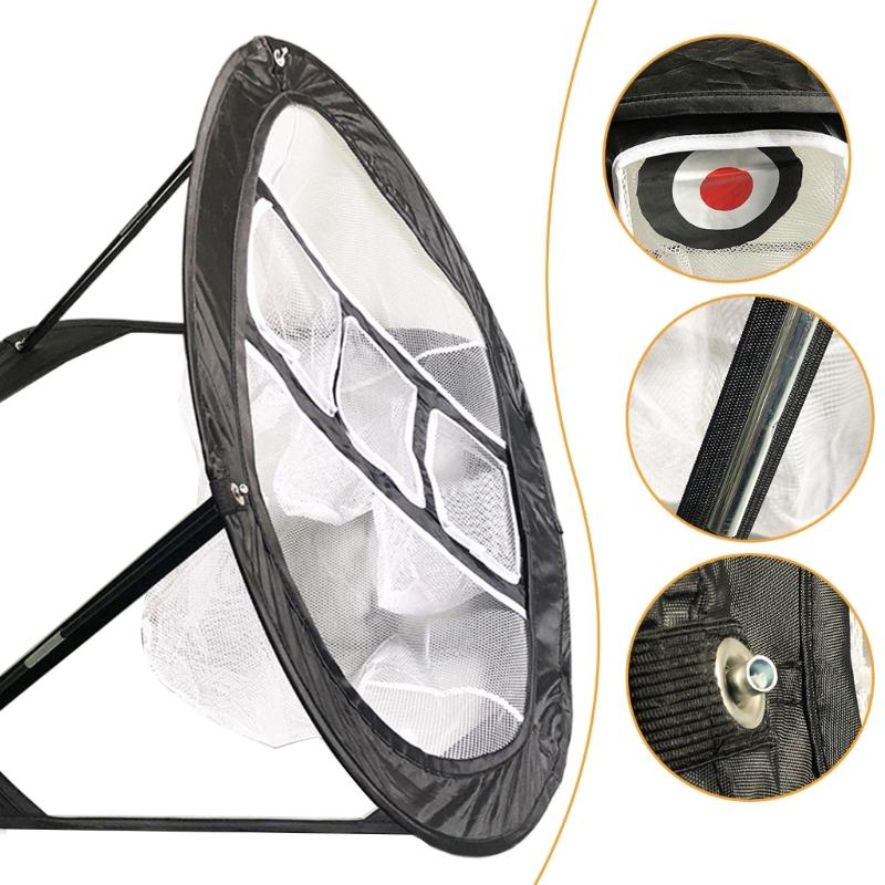 Golf Übungs-Schlagnetz Faltbares Golf Übungsnetz Golf Schlagnetz Golf Trainingsnetz für Drinnen Draußen Hinterhof