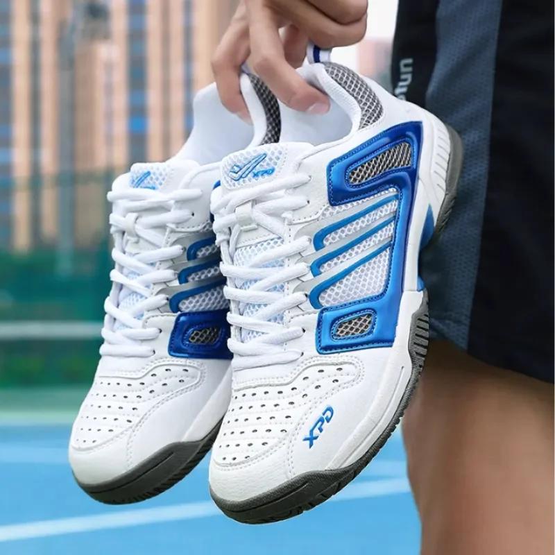 Men's Sports Shoes Classic Professional Men's and Women's Tennis Training Shoe Outdoor Badminton Breathable Non-slip Sports Shoe