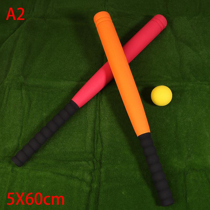 Детская бейсбольная бита и мяч 21/24 дюйма Легкая безопасная игрушка Ева софтбольная бита Бейсбольная бита для игры в помещении и на открытом воздухе