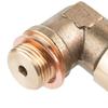 For Car Exhaust Sensor Adapter Brass M18x1 5 Thread with 90 Degree Elbow Fitting for Secure and Sensor Installation