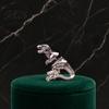 Non-fading Alloy Jewelry Piercing Earring 3D Tyrannosaurus Rex Design Stud