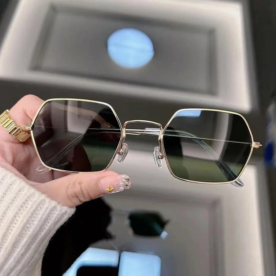 Square Vintage Sunglasses Women Men Brand Designer Retro Frame Sun Glasses Female Male Driver Shades Mirror