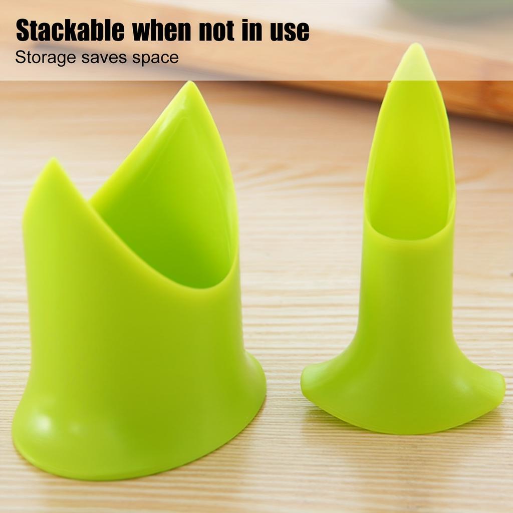 Lot de 2 vide-poivrons, extracteur de graines de piment, extracteur de noyau de piment en plastique, extracteur de graines de piment domestique, extracteur de graines de jalapeno de cuisine multifonctionnel