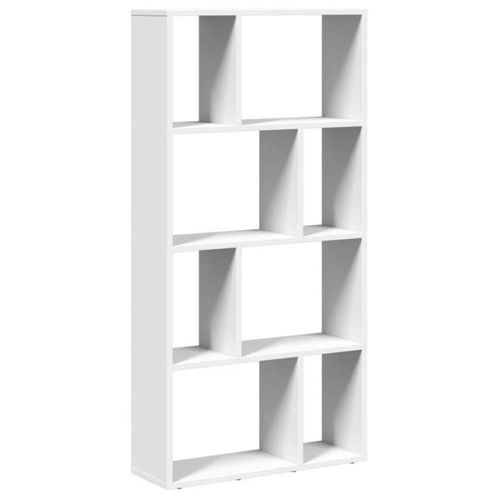 VidaXL Bookcase White 60x20x120 Cm Engineered Wood, Shelf, Storage Shelf, Book Support, Bookshelf, 858147