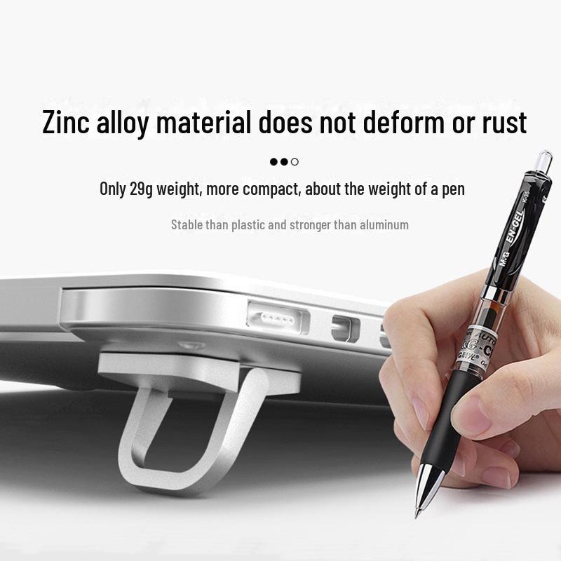 Portable Invisible Laptop Stand: Aluminum Alloy Heat-Dissipating Bracket