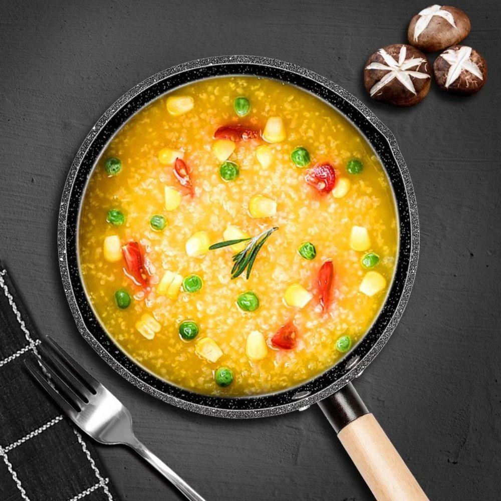 Glass Lid Japanese Style Saucepan Non-stick Noodles Pot Universal Soup Pot  Porridge