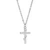 Zircon Cross Necklace Trendy Japanese Women'S Hip-Hop Kusa Wind Casual Sweater Chain Sweater Chain Diamond Collarbone Chain