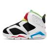 Air Jordan 6 Retro Little Flex TD Multi Białe Buty Niemowlęce Ghost-Green Czarny Coast CT4417-103