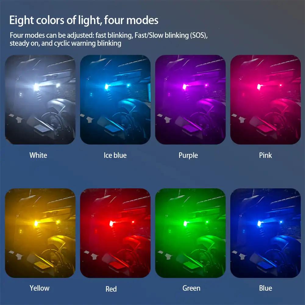 Samochód Stroboskop Motocykl Flash Led Antykolizyjna Lampa Ostrzegawcza Wodoodporny Bezprzewodowy Pilot Zdalnego Sterowania do Samochodu Rower Motocykl