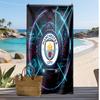 Πετσέτα Παραλίας Manchester City Με Σχέδιο Γρήγορου Στεγνώματος Μαλακή Πετσέτα Φορητό Μεγάλο Ορθογώνιο Κάλυμμα Παραλίας για Ταξίδι Πισίνα