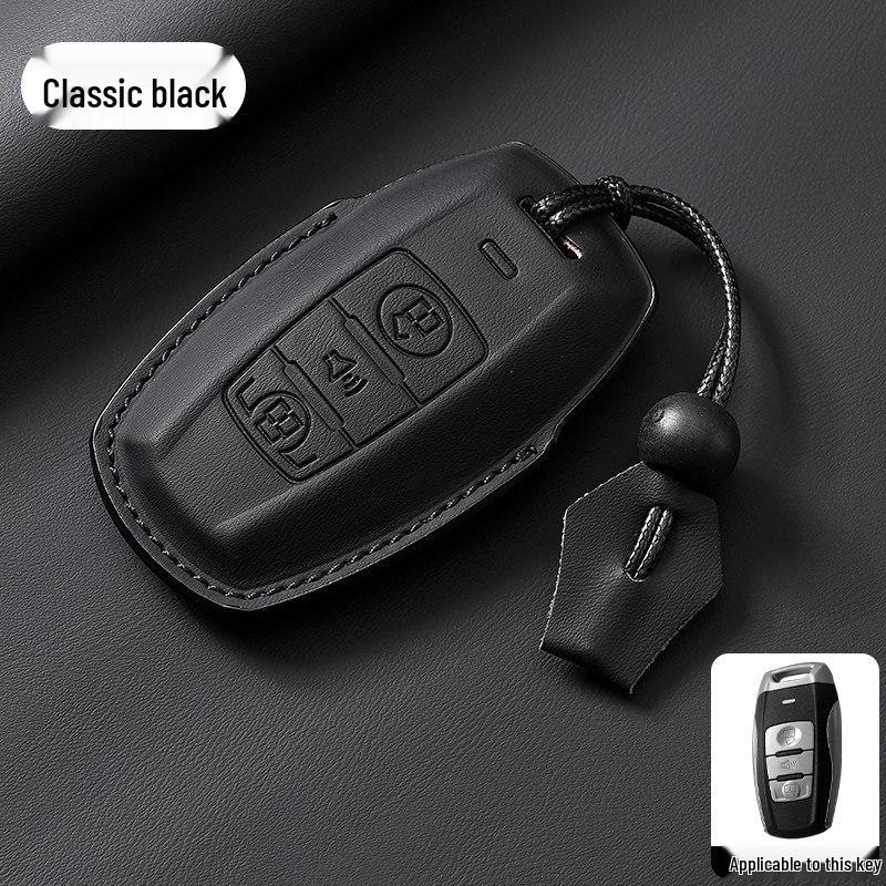Universal Genuine Leather Key Cover for Great Wall Haval H6, H2M6, Big Dog, Menglong F7