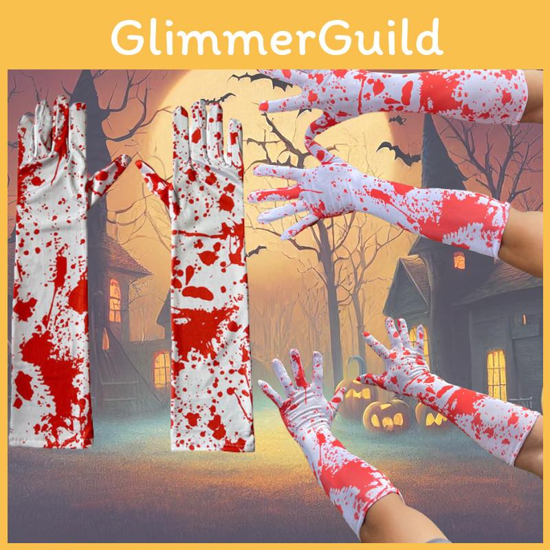 Cosplay Props Red Bloodstained Gloves For Escapism And Horror