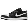 Jordan Air Jordan 1 Cushioning, Wear Resistant Low Top Vintage Basketball Shoes Unisex Black Brown 553558-043(Team97-)