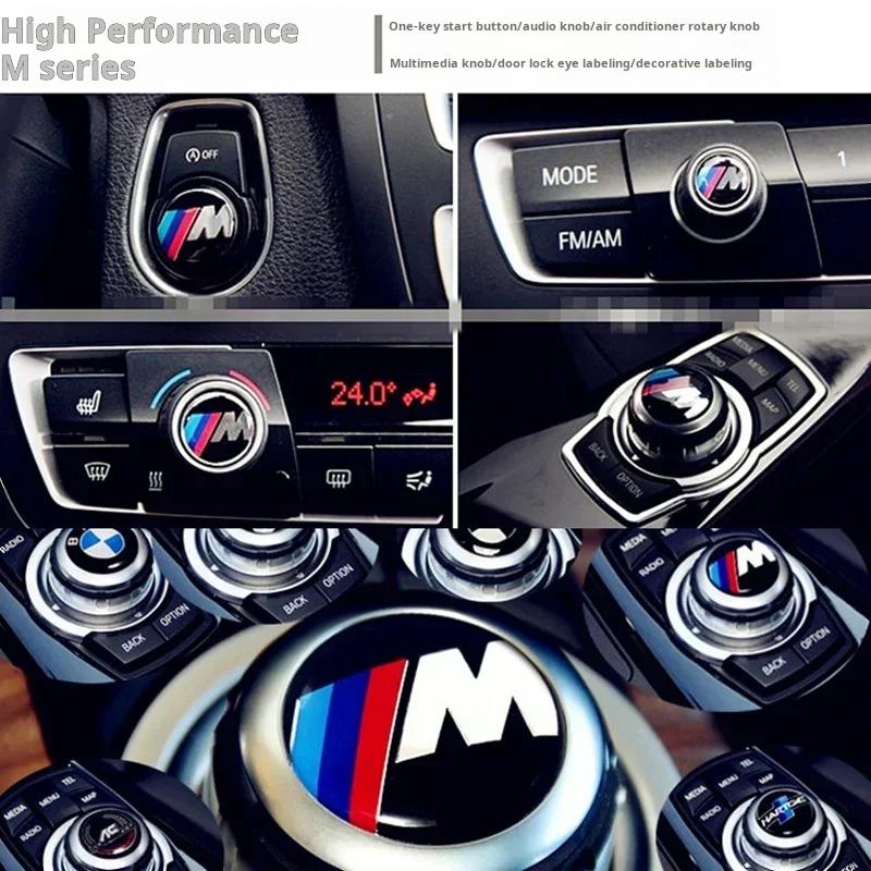 Для BMW Гаряче 2025 Для Всіх BMW E46 E39 E38 E90 E60 E36 F30 F20 X1 X3 X5 M Логотип Автомобільний Кермо Накладки на Ступицю Центральний Значок Emblema Sti