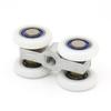 10PCS/LOT Small Width21.5mm Shower Glass Room Sliding Door Fitting Hanging Pulley Wheel Hanging Four Roller Wheel Pulley