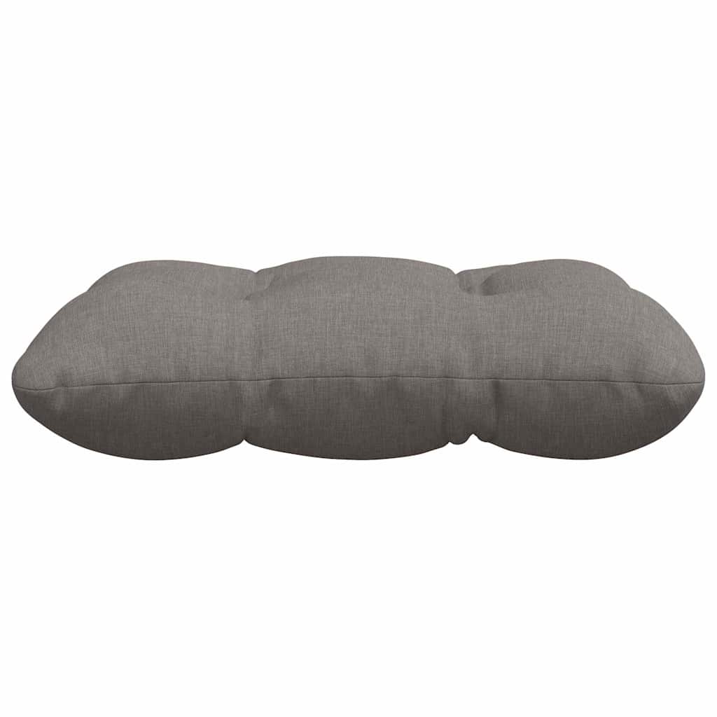 Seat Cushions 4 pcs Taupe 40 x 40 x 12 cm Fabric