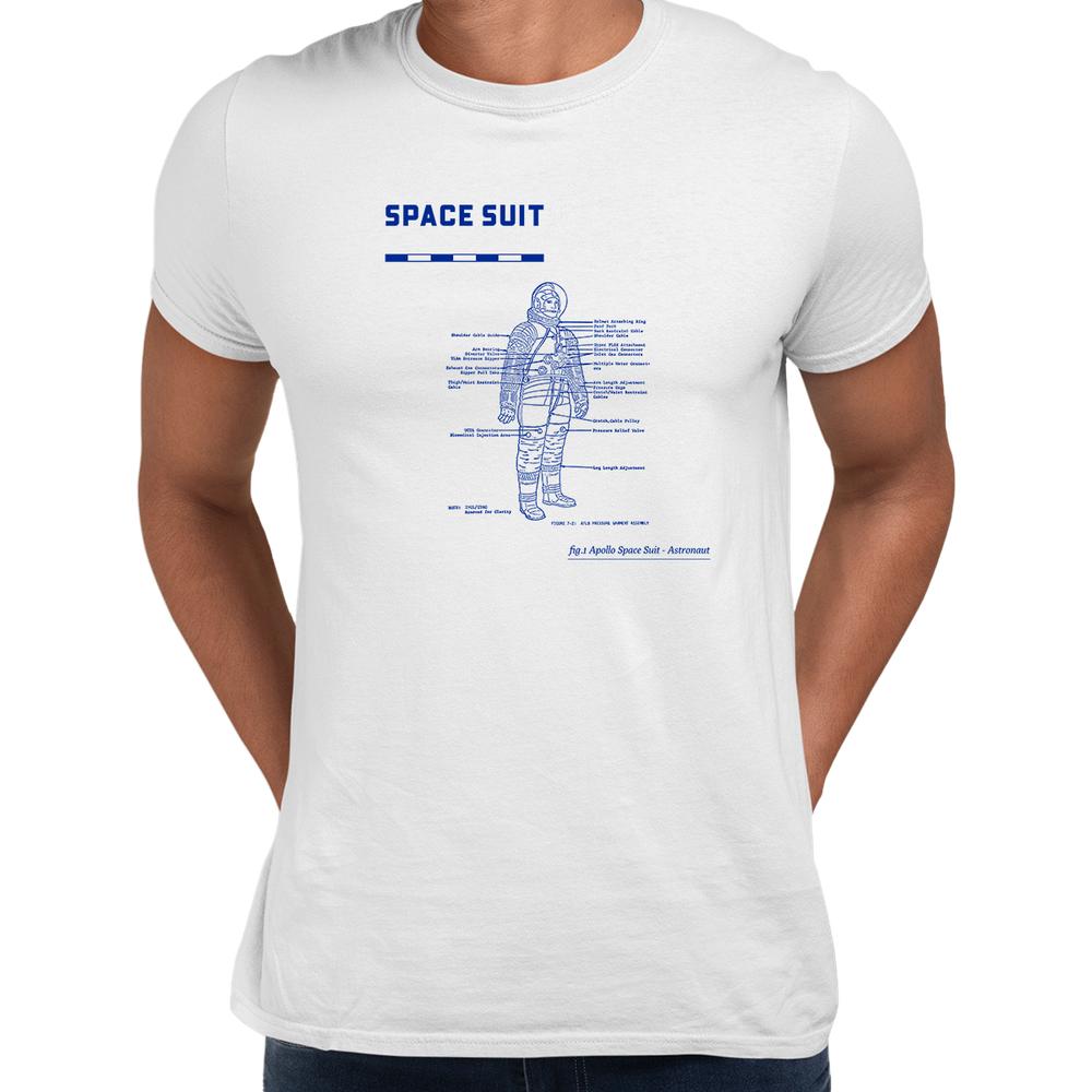 Unisex Apollo 11 Movie 50 Years Anniversary NASA Space Suite Tshirt L