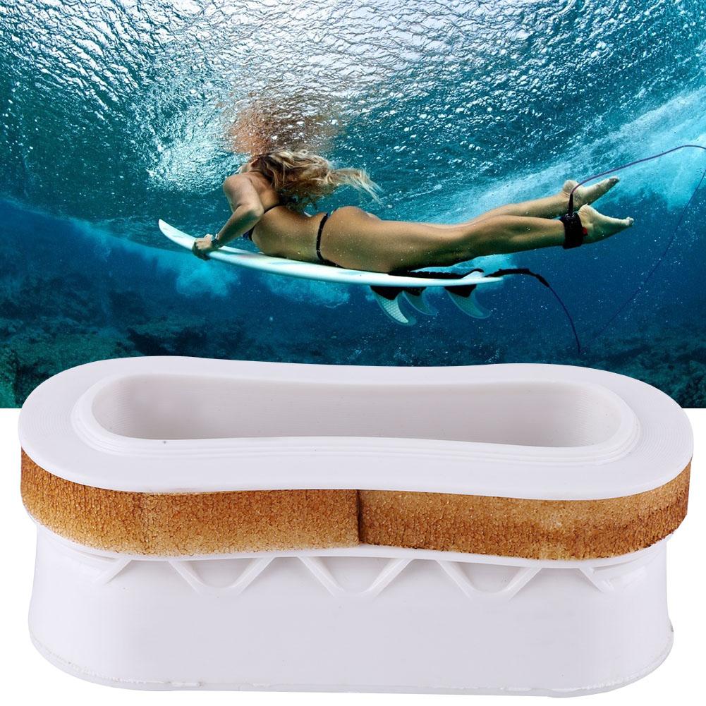 Vastupidav plastikust lainelaua sisetüki käepide Surfilaua Surfipäästetarvik Valge