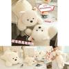Adorable Cherry Westie Plush Toy For Kids Fluffy Soft Companionship Gift