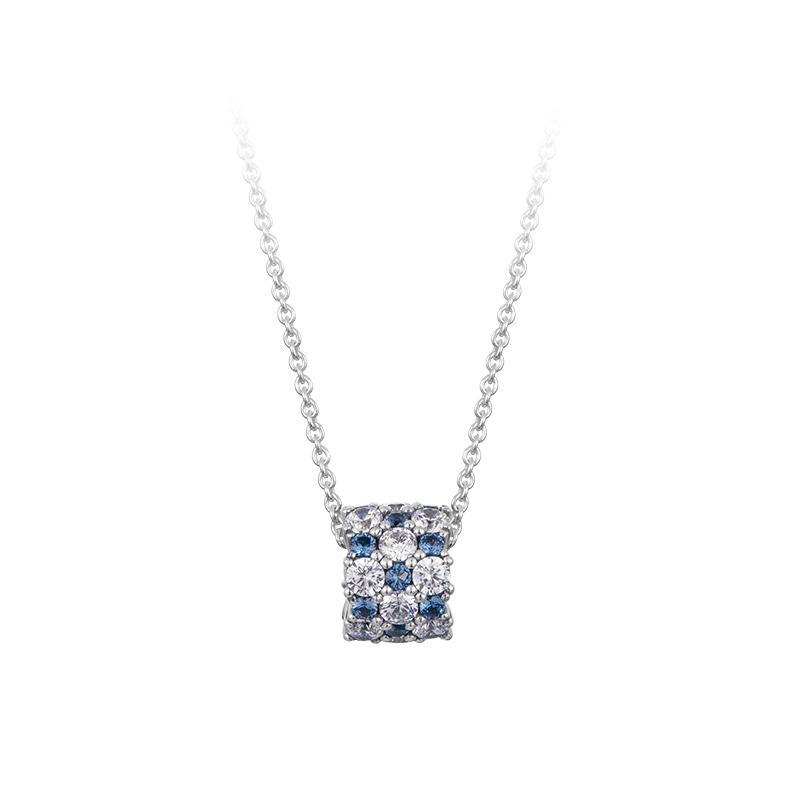 Pandora Galaxy Journey Small Waist Suit Raw Simplicity 925 Silver Necklace Women s ZT2124 серебряный