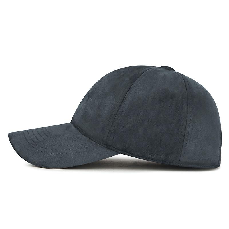 Northwood Autumn Winter Plush Cotton Baseball Caps for Men Women Velvet Super Soft Plush Fabric Solid Color Baseball Hats Warm Duck Tongue Hats