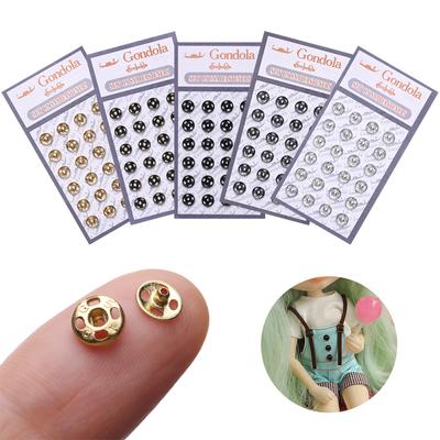 10/24ks Roztomilý Dívčí Dárek Neviditelné Zapínání Řemesla Oblečení Šití Přezka Mini Knoflíky Kovové Přezky DIY Oblečení