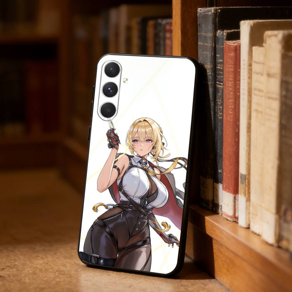 

Zzz-EvelynTheKnight Phone Case For Samsung S26,S25,S24,S23,S22,S21,Ultra,Plus,FE Black Soft Cover Samsung S26ULTRA