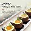 8-Cavity Coconut Mousse Silicone Mold - Semi-Sphere Home Baking Dessert Tool